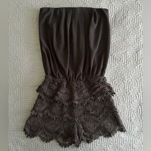 Miss Avenue Black Romper